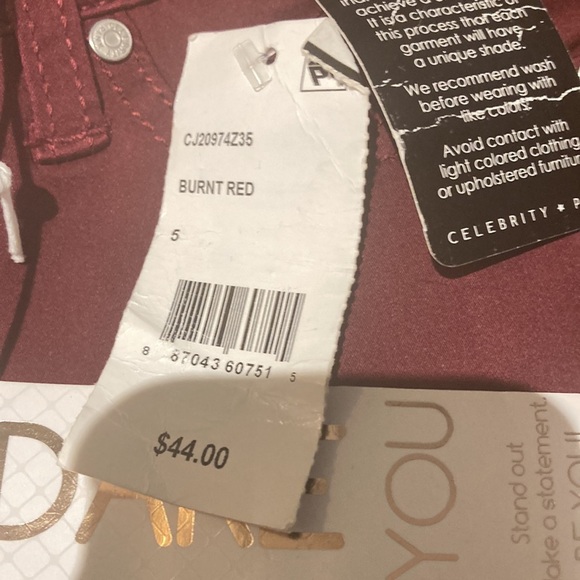 burnt red skinny jeans - Picture 6 of 14